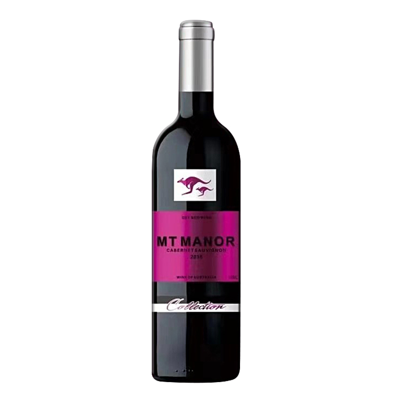澳大利亚原装进口 蒙图袋鼠赤霞珠干红葡萄酒750ml