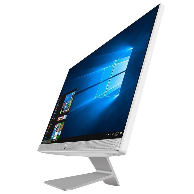华硕(ASUS)猎鹰V4家用IPS屏高性能简洁时尚商务高效学习台式机办公一体机电脑 V4000 21.5寸 FHD(J4005 4G+1T)