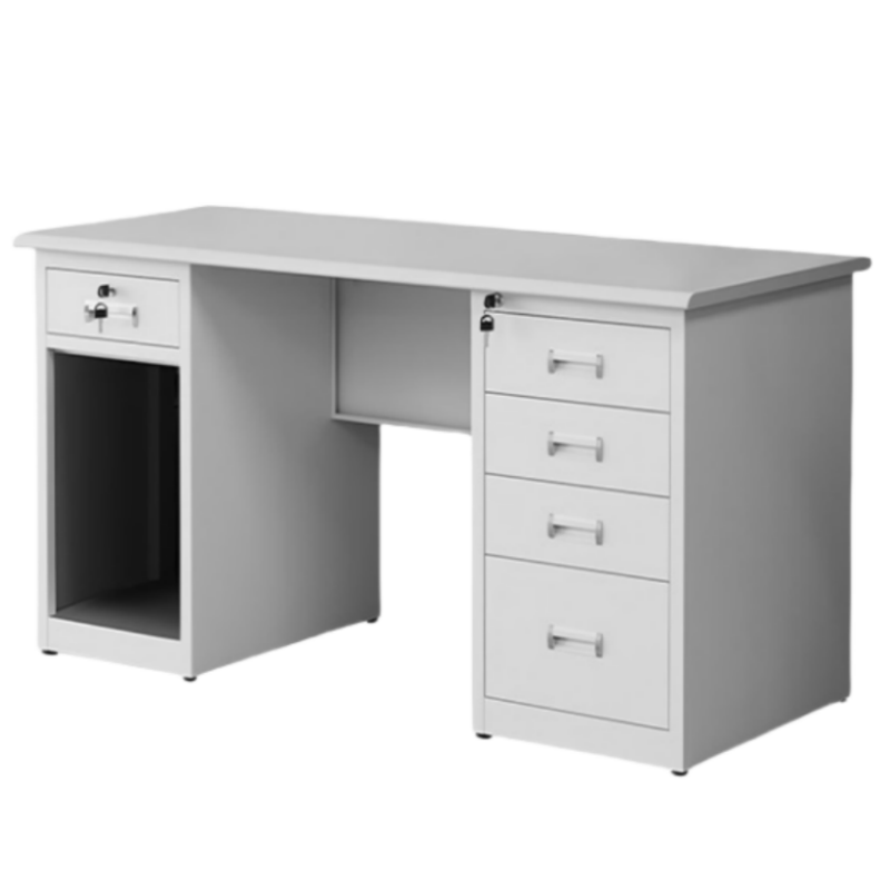 攸形钢制阅览桌1400*700*750mm张高清大图