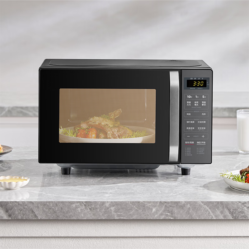 美的(Midea)微波炉大容量速热700W多种自动菜单微烤一体易洁内腔智能解冻宝宝菜单C10 (线下同款)