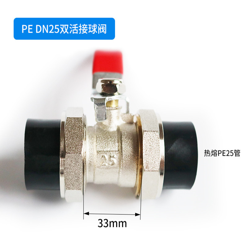 PE球阀DN25 阀门开关/个