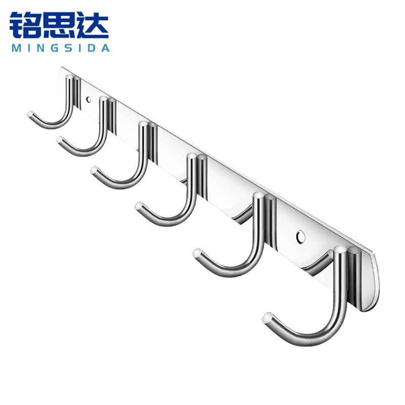 铭思达不锈钢挂钩6钩个高清大图
