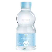 恒大冰泉宝宝水男版 250ml*12整箱 弱碱性天然矿泉水(生产日期为2018年8月)