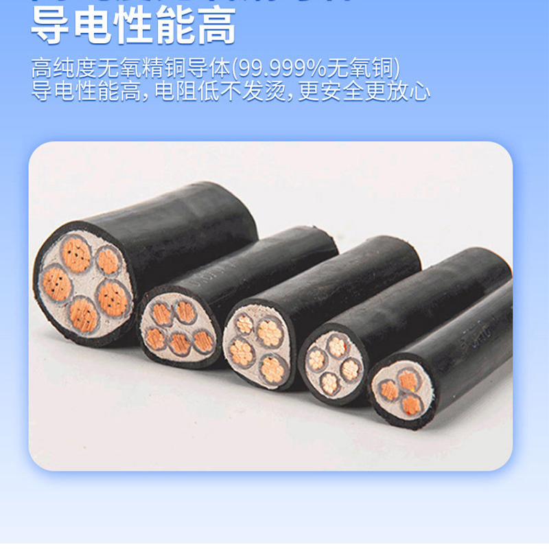 盛盛 铜芯铠装电缆 YJV22 3*120 米高清大图
