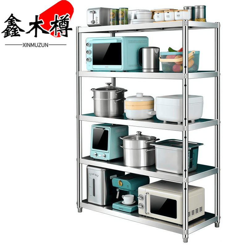鑫木樽置物架120*35*180cm个高清大图