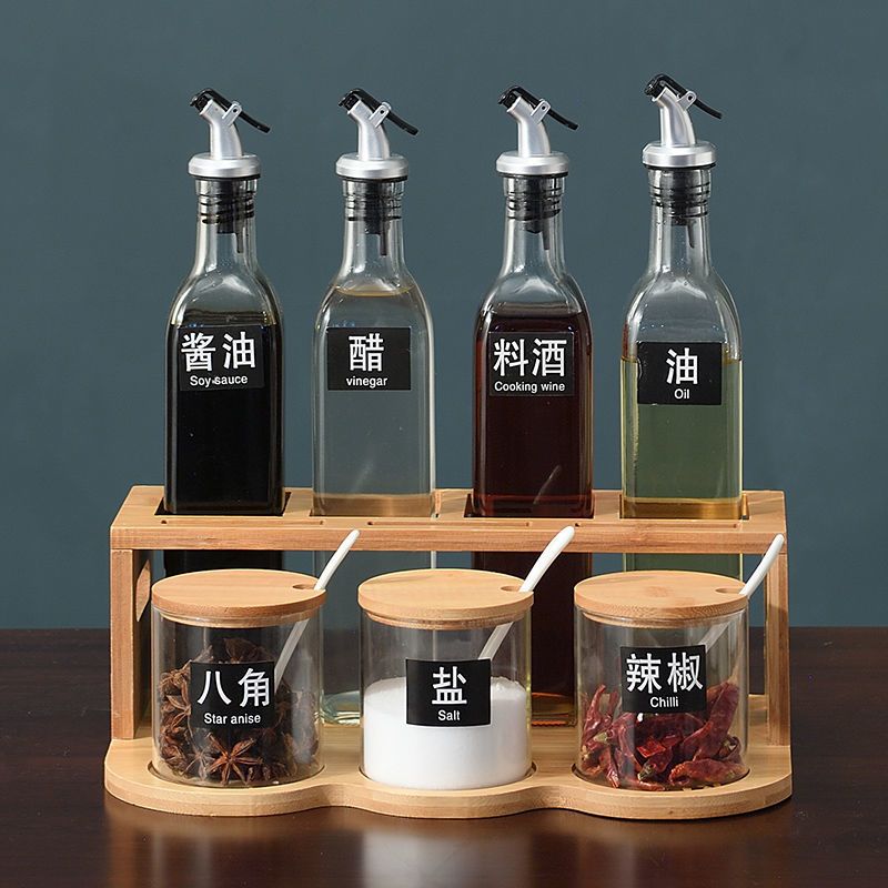 厨房用品置物架调料架台面油盐酱醋收纳架家用大全调料盒调味品