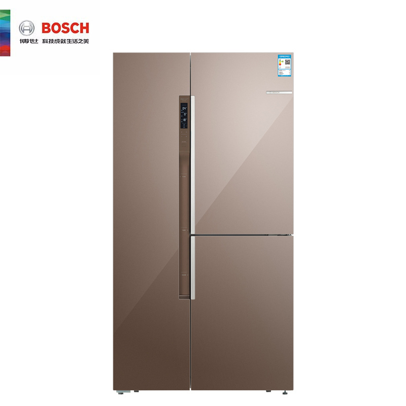 博世(BOSCH) KAF96S62TI 569升家用大容量维他保鲜大容量对开三门冰箱 铂金净风
