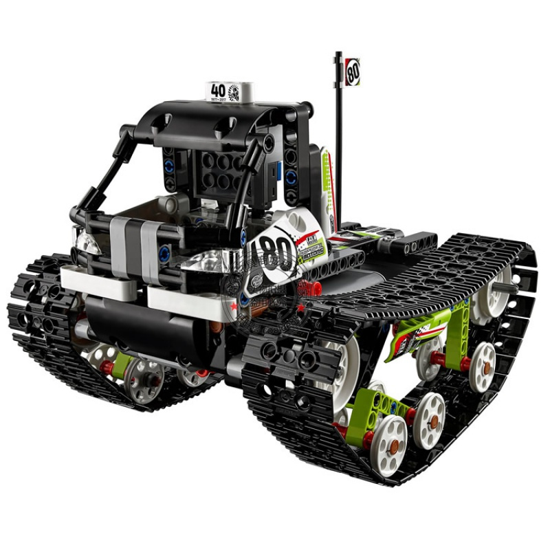 电动科技机械组遥控履带跟踪赛车坦克兼容乐高拼装积木玩具42065