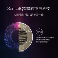 飞利浦(Philips)电吹风机小金筒BHD285 智能微感应奢宠锁水 1800W大功率负离子护发过热保护吹风筒