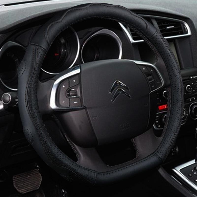 世嘉方向盘套真皮雪铁龙全新爱丽舍c3xrc5c4lc6方向盘套