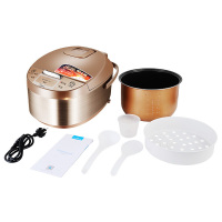 美的(Midea)WRD5031A电饭煲 5L大容量 金属拉丝机身 智能预约 多功能家用电饭煲 黄晶内胆 底部加热