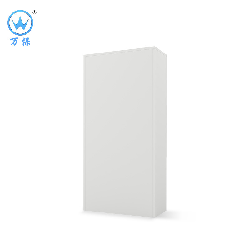 <万保>钢制更衣柜 办公家具 更衣柜 铁皮更衣柜 对开门更衣柜 双门简易衣柜