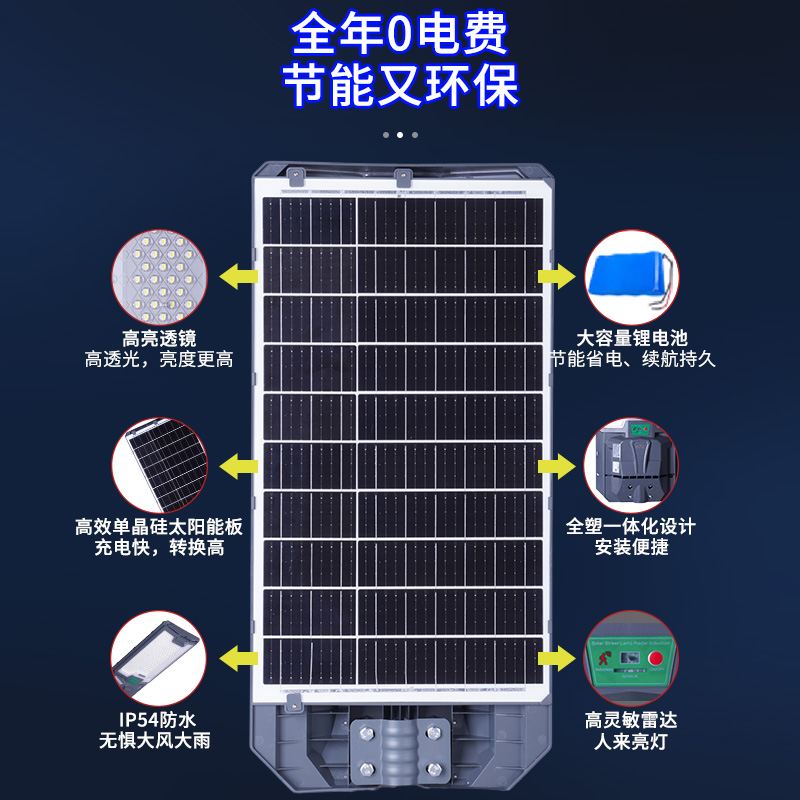 雷士照明太阳能路灯ESTY2138/4.1W高清大图