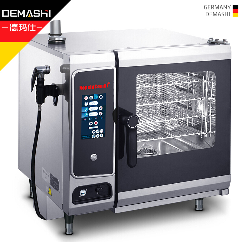 德玛仕(DEMASHI)烤箱蒸烤箱一体机商用智能全自动烹饪微电脑 NC0611T(6层工程款 多能蒸烤箱)
