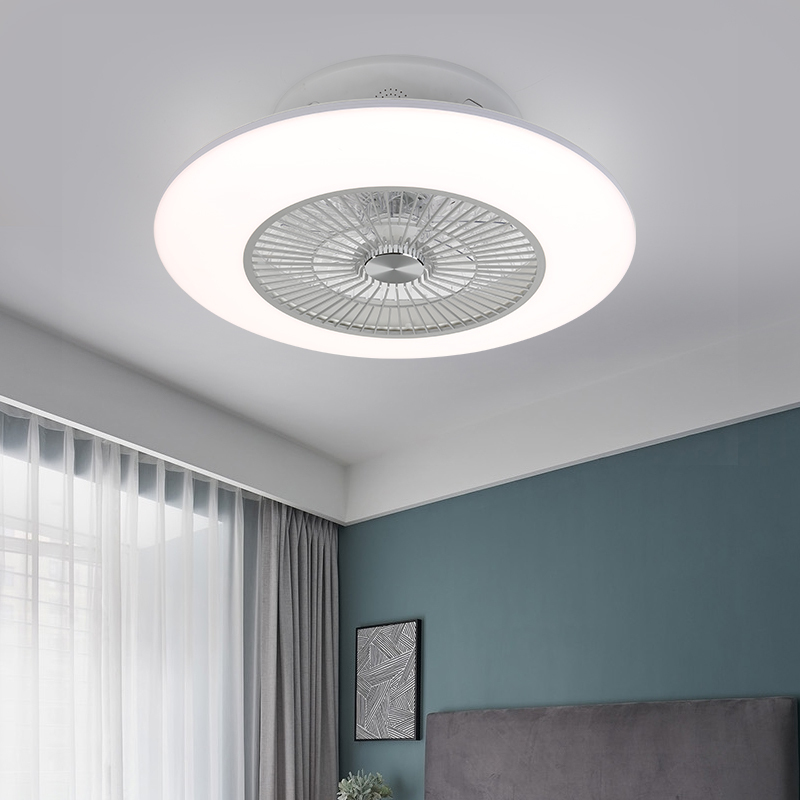 超薄吸顶灯 灯吊扇灯妖怪一体静音带电风扇房间灯风扇