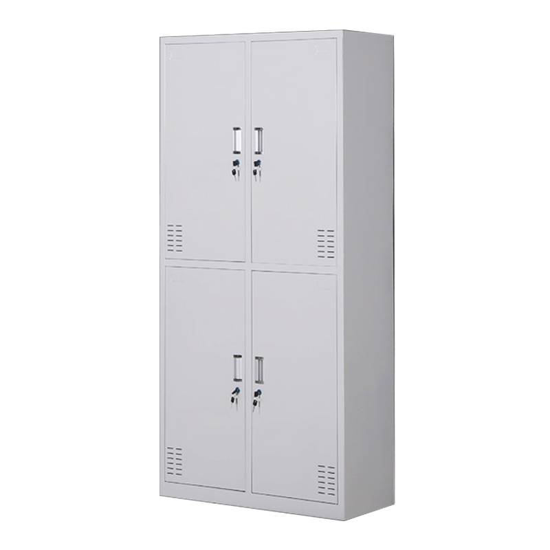 缑氏收纳柜财务档案柜资料柜加厚文件柜办公室带锁铁皮柜四门更衣柜高清大图