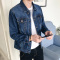 NEW LAKE男士牛仔外套2020秋季新款帅气衣服秋冬韩版潮流大码百搭加绒夹克夹克