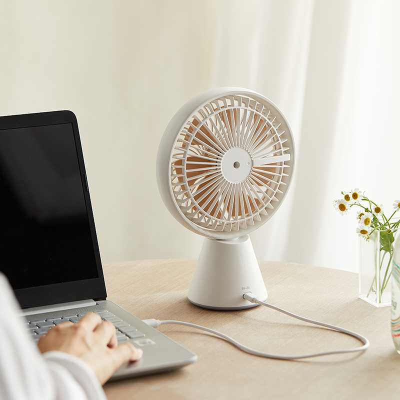 小熊 桌面电风扇 DFS-H08G5 白色高清大图