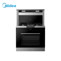 美的(Midea)蒸箱款集成灶JJZT-90Z08-G 抽油烟机燃气灶蒸箱套装 厨房环保灶多功能一体灶台(天然气)