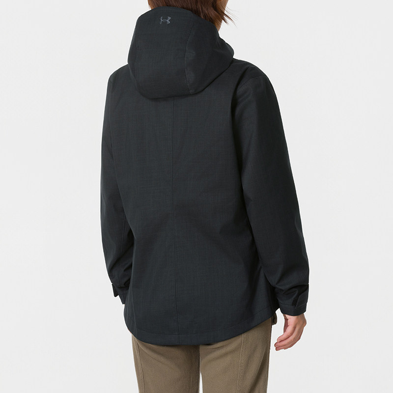 UA/安德玛女装新款运动服宽松经典复古三合一夹克外套1296868-001 ZP高清大图