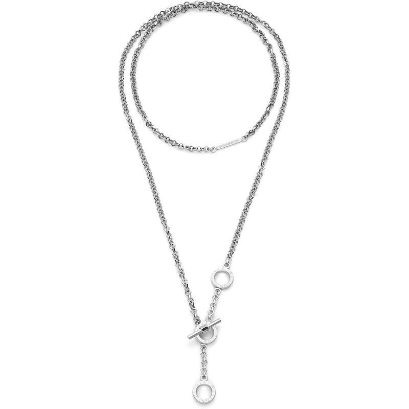 Emporio Armani双层蜂巢项链优雅易搭不锈钢女式简约百搭饰品图片