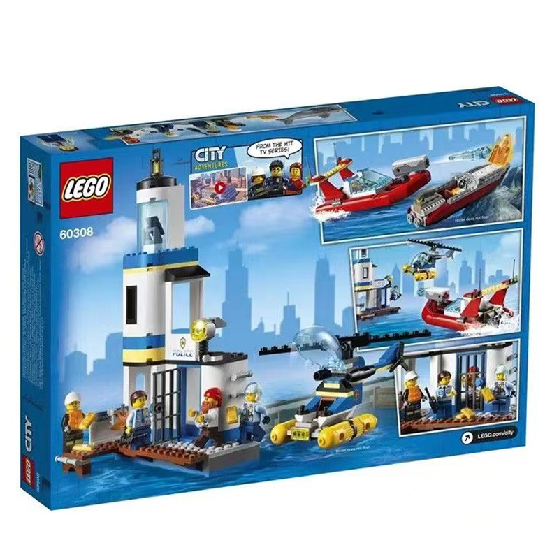 [保税区发货]LEGO 乐高 城市系列 海滨警察消防任务 60308