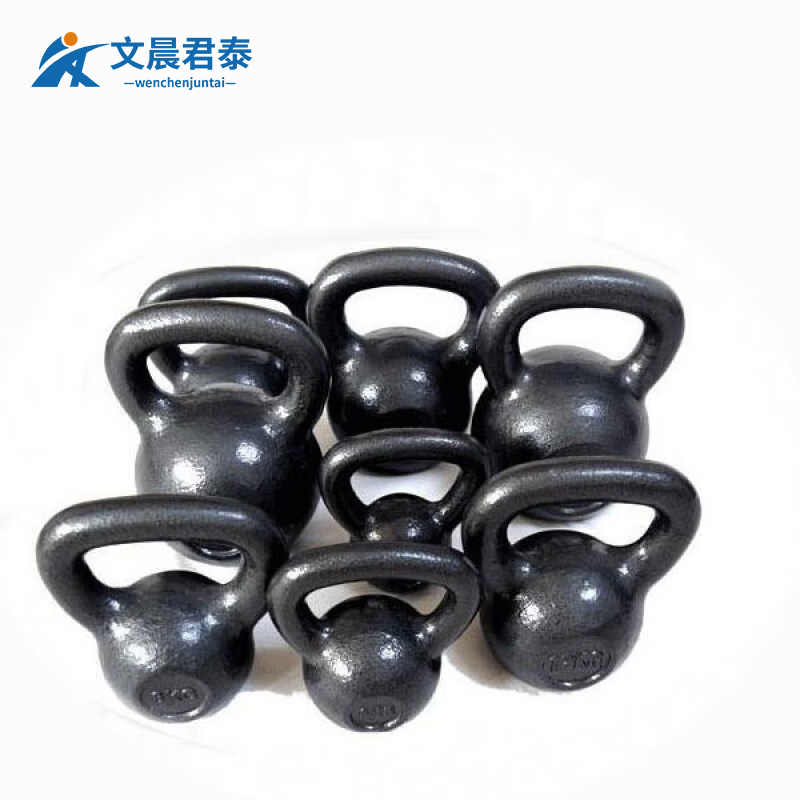 文晨君泰 力量/体能训练器材提壶哑铃 壶铃铸铁烤漆12KG