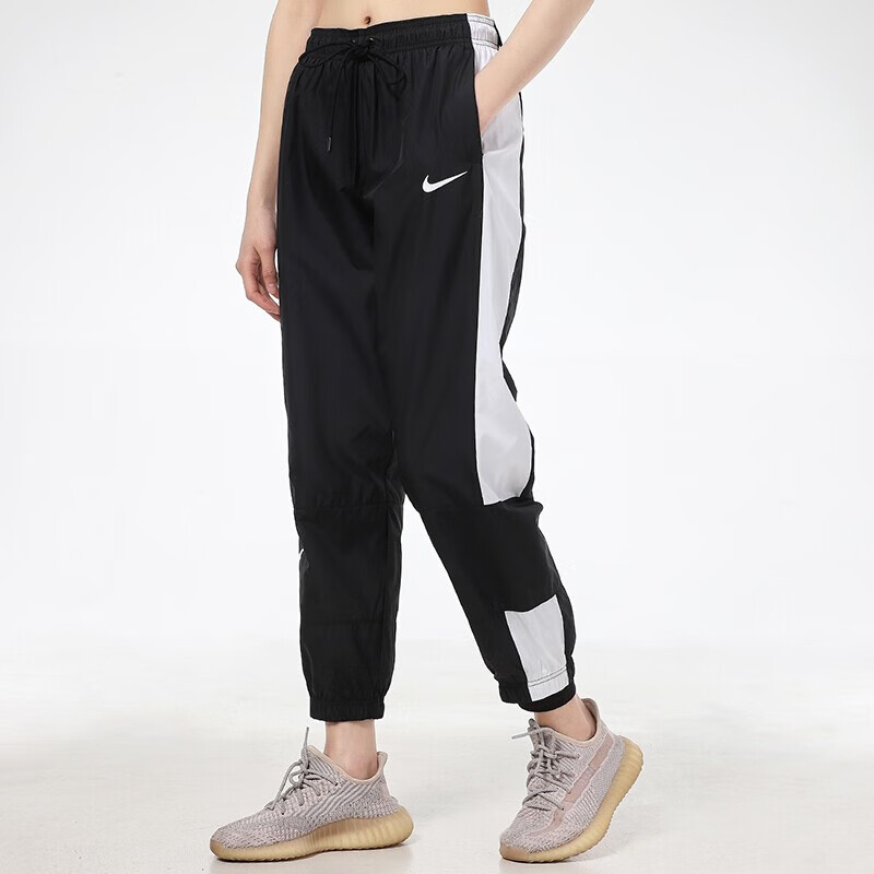 nike耐克裤子女春夏新款运动裤潮流休闲裤薄款束脚宽松直筒梭织快干dc