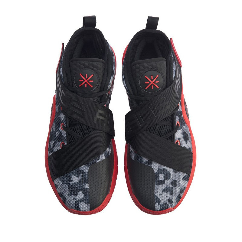 李宁（LI-NING）男士韦德之道全城7赞助版魔术贴防滑耐磨篮球鞋ABAP105