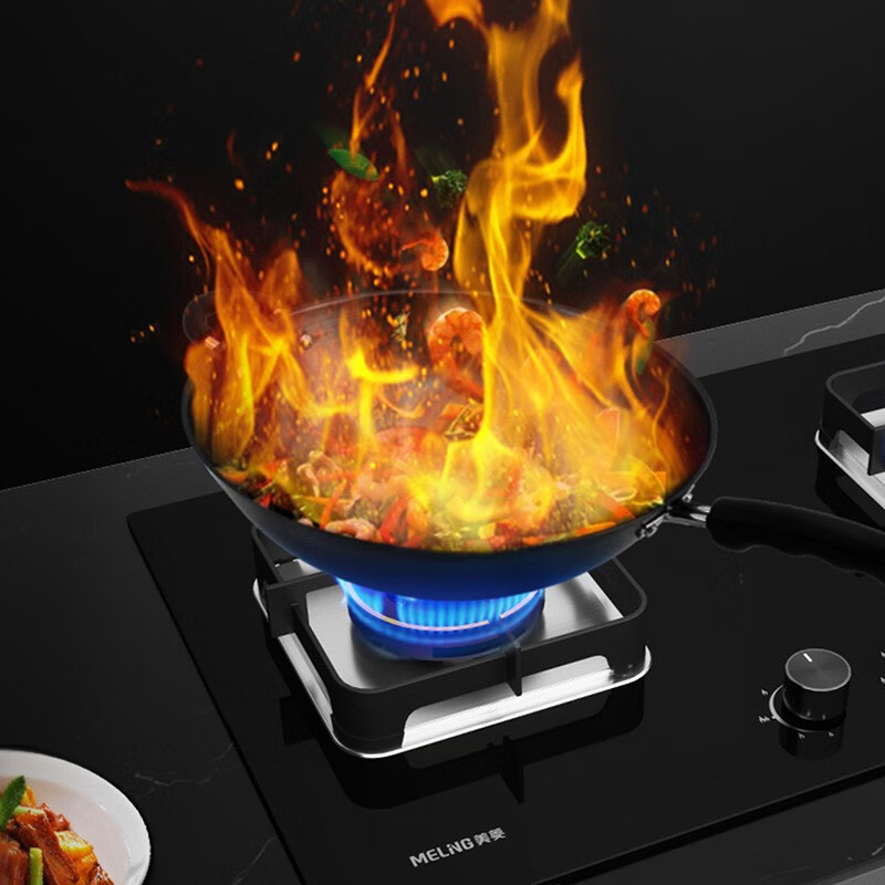 2kw大火力烟灶联动纯铜火盖一级能效钢化玻璃面板燃气灶>800_800