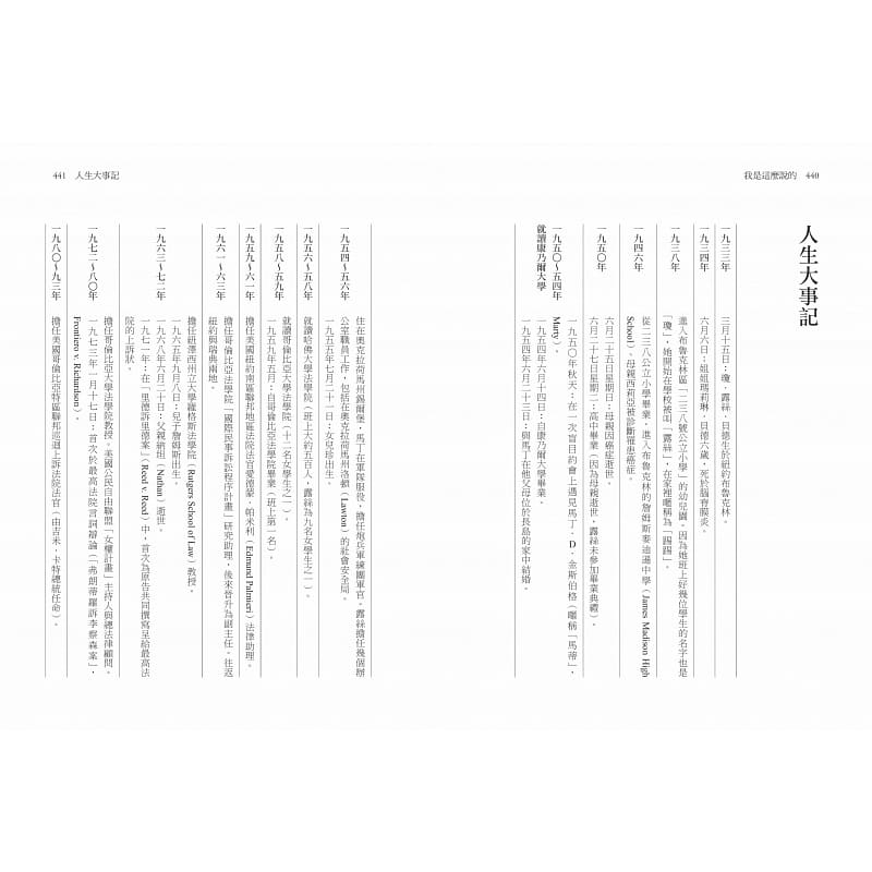 [正版] 金斯伯格大法官自传 繁体中文版 我是这么说的:RBG不恐龙大法官.人生言论第一自选集 露丝.贝德.金斯伯高清大图