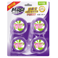 妙管家(MAGIC AMAH)洁厕宝马桶自动清洁剂 松木清香 50g×4[纳爱斯]