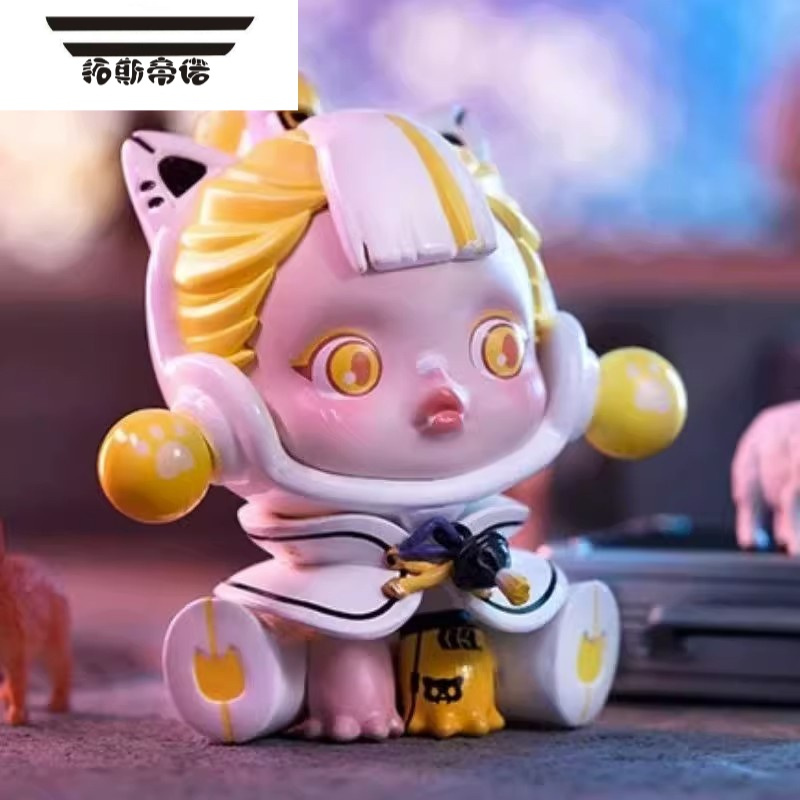 动漫周边>拓斯帝诺(tuosidinuo)>拓斯帝诺泡泡玛特夜之城系列盲盒手办