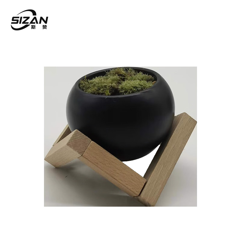 斯赞 个性化花架装架文竹摆件 SZ1022 套高清大图