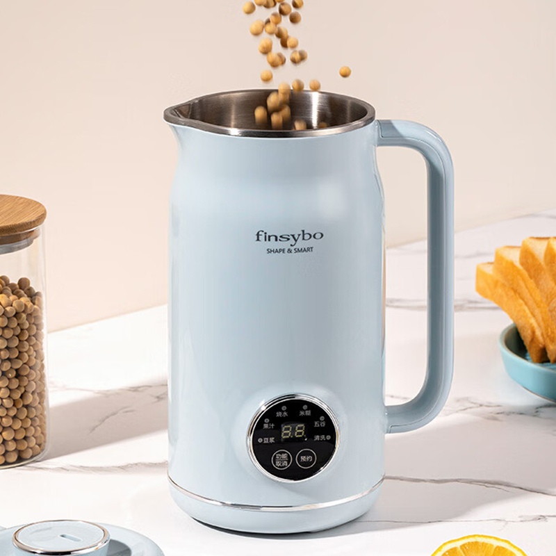 finsybo 豆浆机 F-DJ06A 650mL(冷) 550mL(热)高清大图