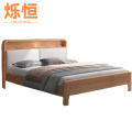 烁恒软靠床原木色
