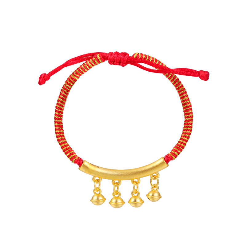 新金黄金手镯/手链/脚链铃铛弯管报价_参数_图片_视频_怎么样_问答