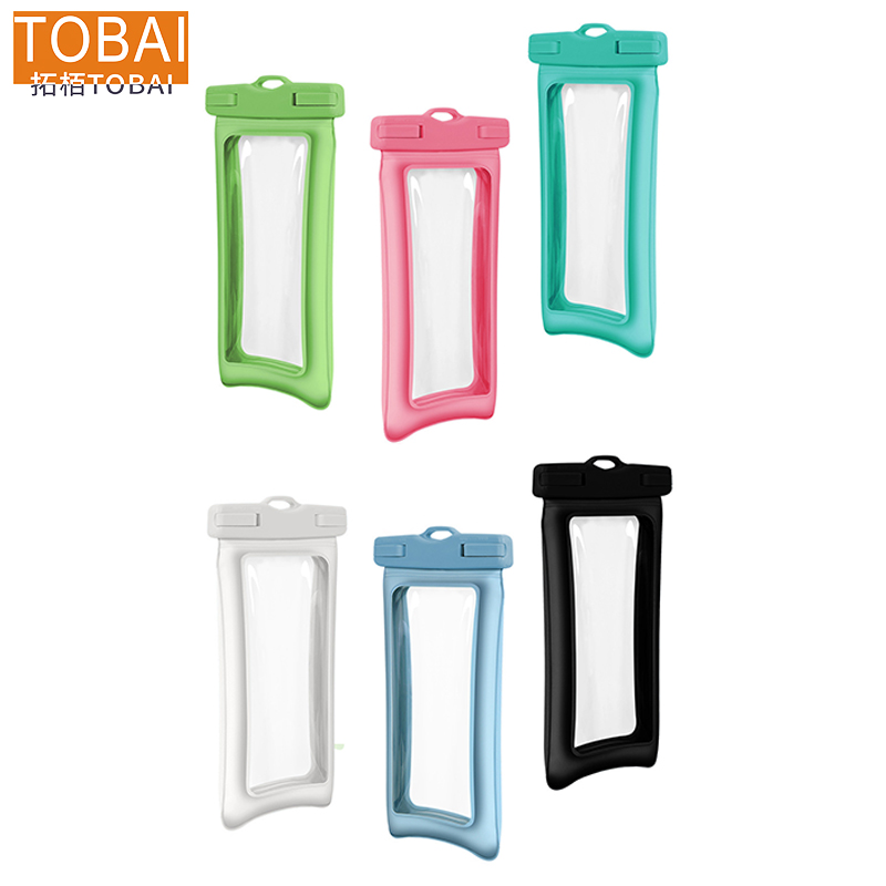 拓栢 手机防水袋触屏双气囊款深度防水袋T2BL/个高清大图