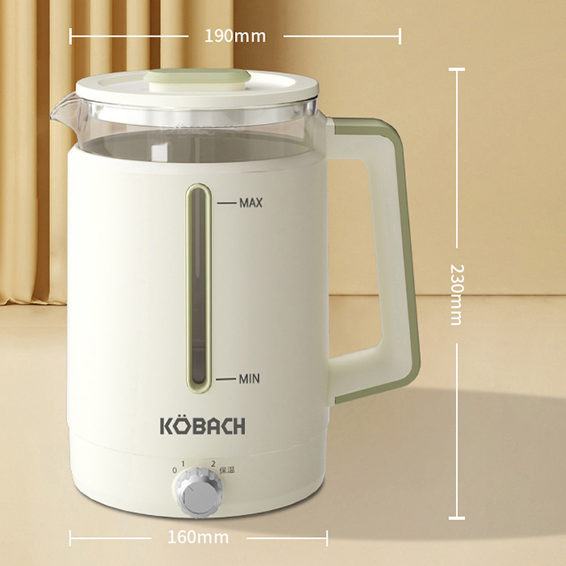 康巴赫养生壶方便收纳外带易清洁1.8L养生壶KBH-DSH0520