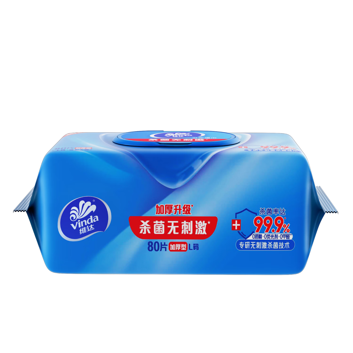 维达杀菌湿巾 80片M号高清大图