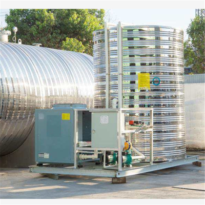 空气能热水器 商用一体机 7P 建筑工地项目部酒店旅馆专用机 空气源热泵整体机