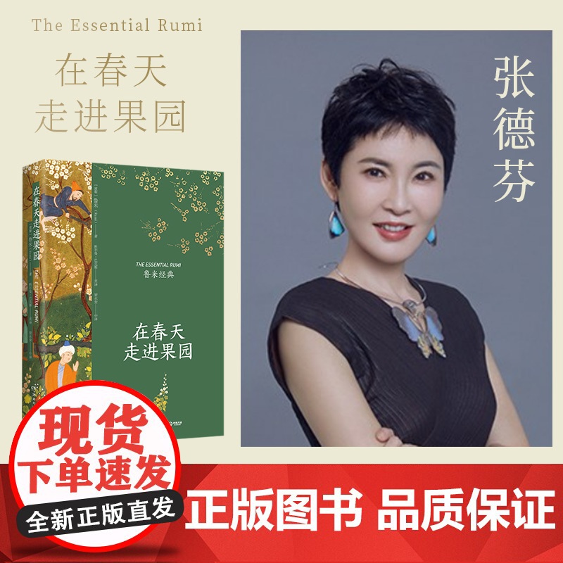 在春天走进果园 精装典藏版 鲁米 外国诗歌集 关于心灵生命和爱情现代都市人生活心灵解方 外国诗歌散文集文学高清大图