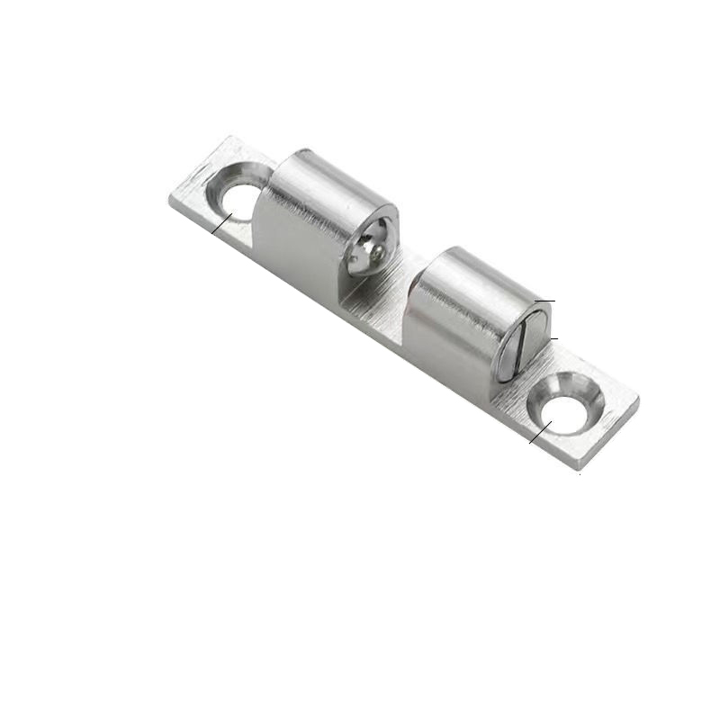 304不锈钢碰珠 磁珠门夹 总长70mm 1套