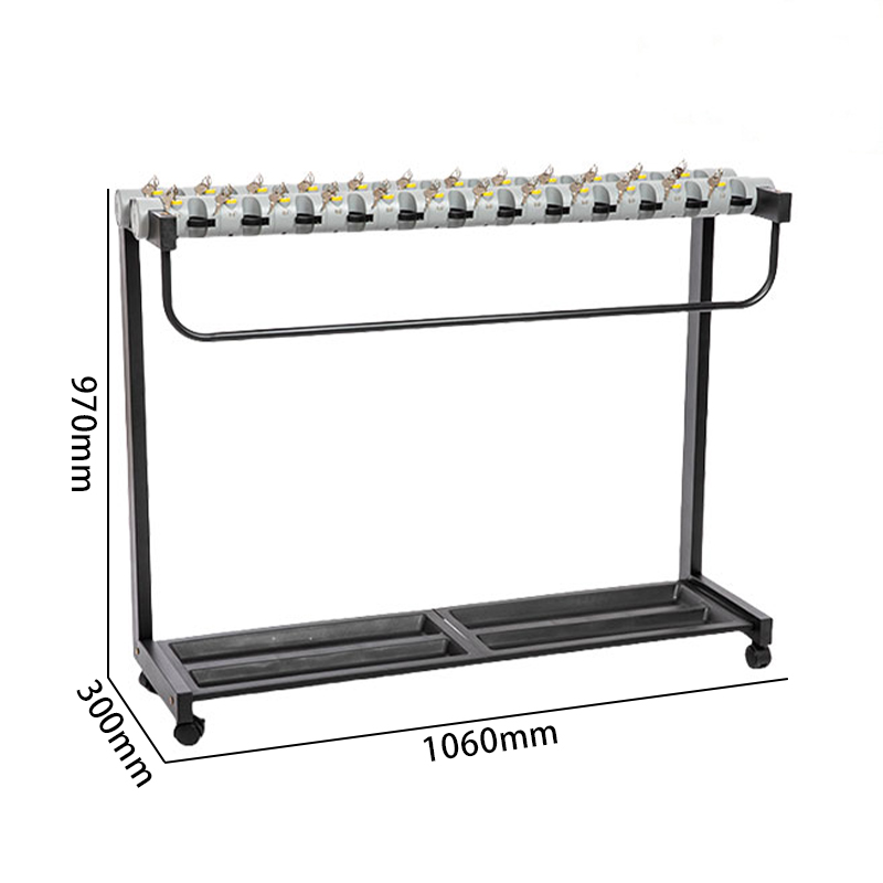 豫汉迎雨伞架带锁 24头雨伞架加高1060*300*970mm个 默认