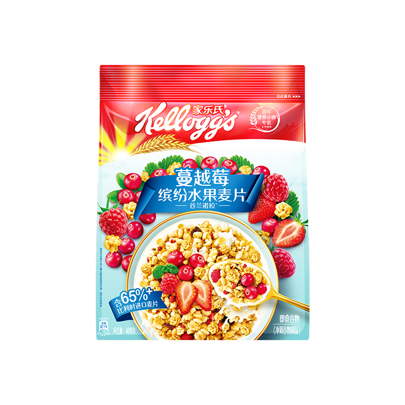 > 家乐氏蔓越莓缤纷水果麦片400g商品评价 > 您没有填写评价内容