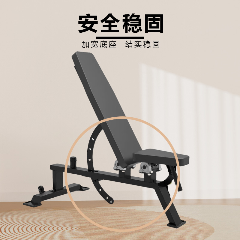 晟渊专业哑铃凳商用多功能健身椅家用可调节卧推凳 YZTJ49高清大图