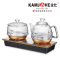 KAMJOVE/金灶 H10 遥控烧水壶 涌泉式底部上水壶电水壶 自动上水电子茶炉 304不锈钢热水壶 保温开水壶 茶具