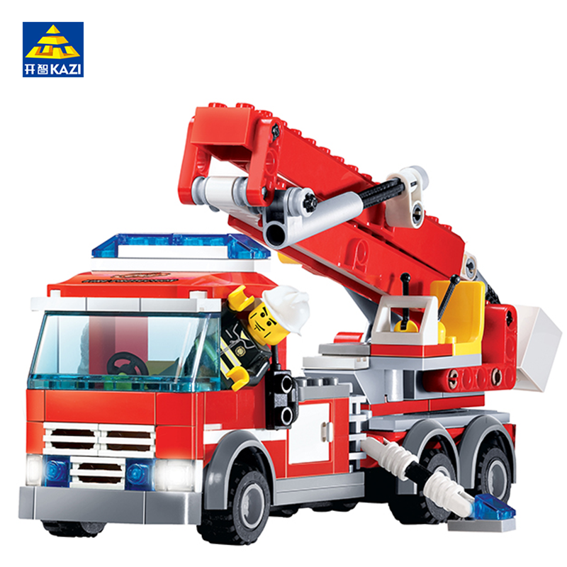 开智(kazi)积木8053消防云梯车(244片)1盒报价_参数_图片_视频_怎么样