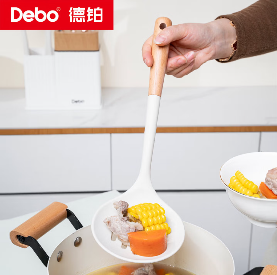 德铂Debo多功能厨房刀具家用6寸厨师刀锋利耐用德国工艺抗菌设计