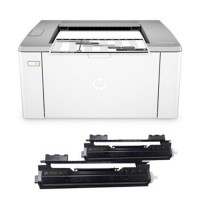 惠普HP LASERJET PRO M106W 黑白激光打印机 套餐二